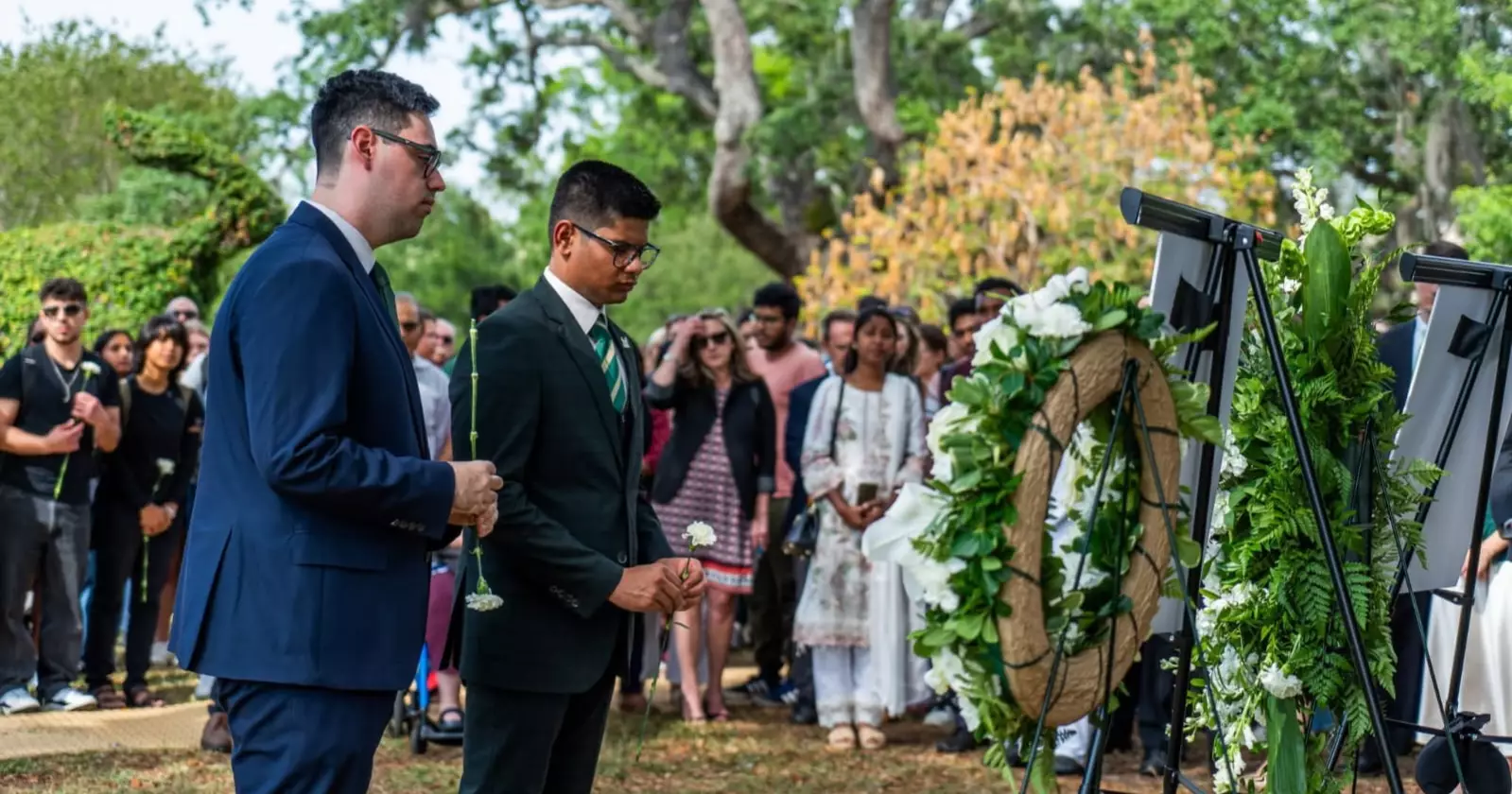 USF holds vigil for two Bangladeshi students