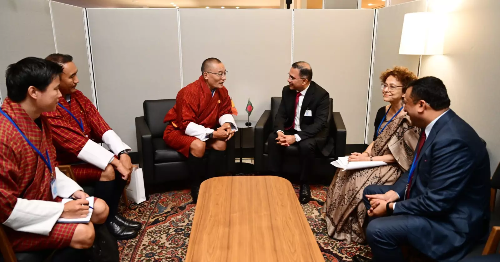 PM holds separate talks with Bhutanese PM, Maldives vice president