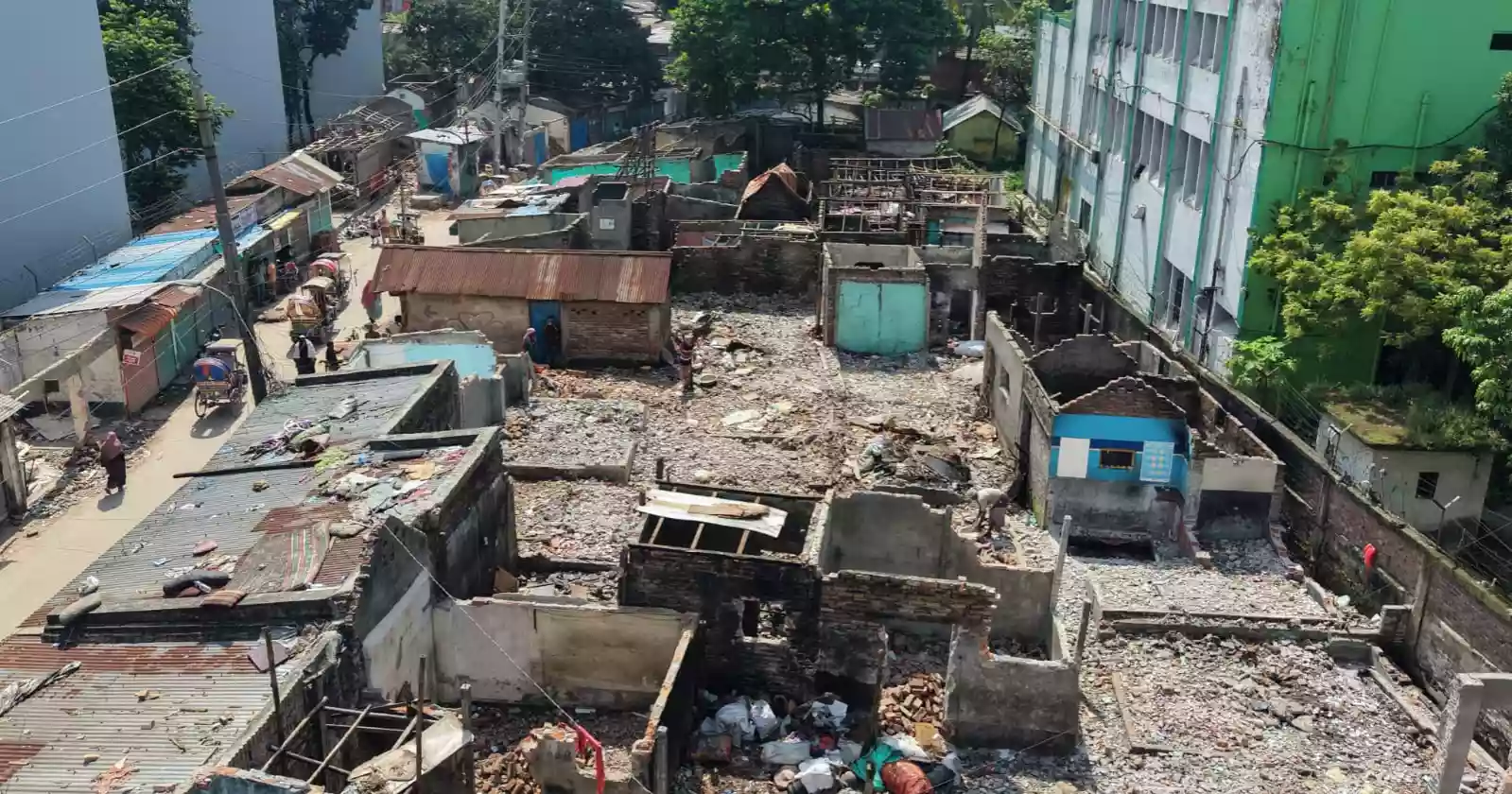 Police release statement on eviction of IG Gate Colony slum in Shyampur