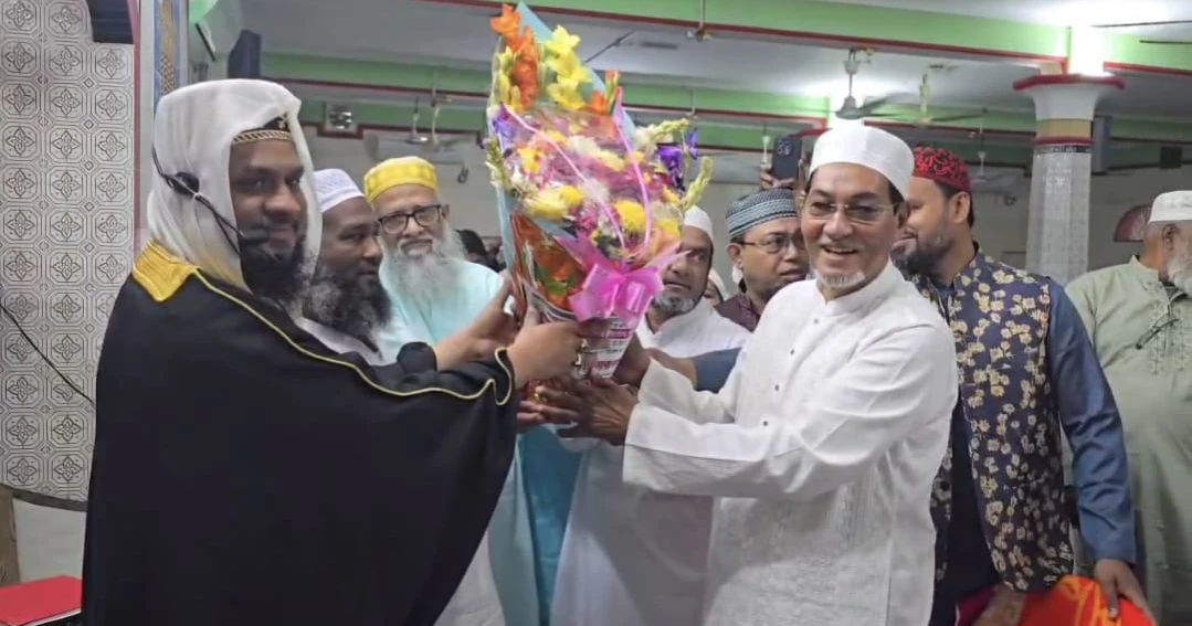 Chief Whip offers Eid prayers in Barguna, exchanges greetings with locals