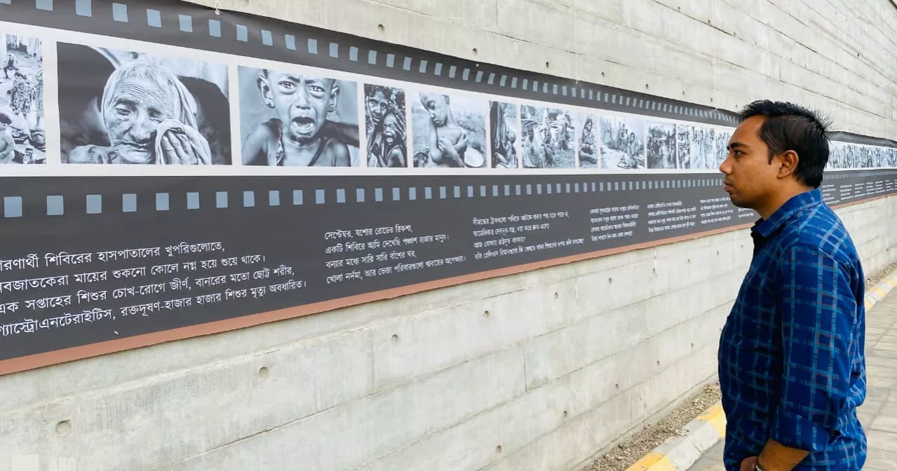 Art, poetry and song relive the refugee experience of 1971