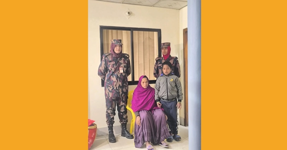 BGB hands over pregnant Sonali Khatun to BSF through Sonamashjid border