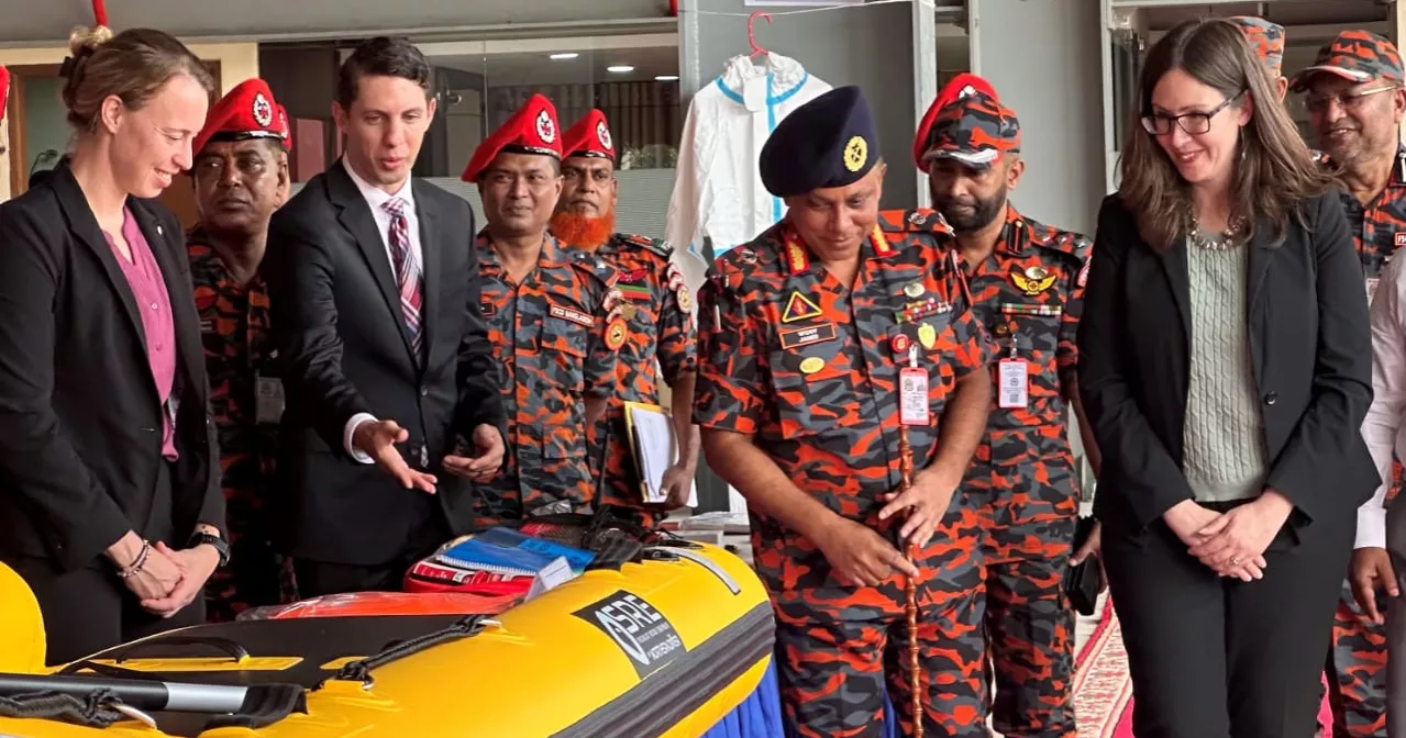 US donates first responder equipment to Bangladesh