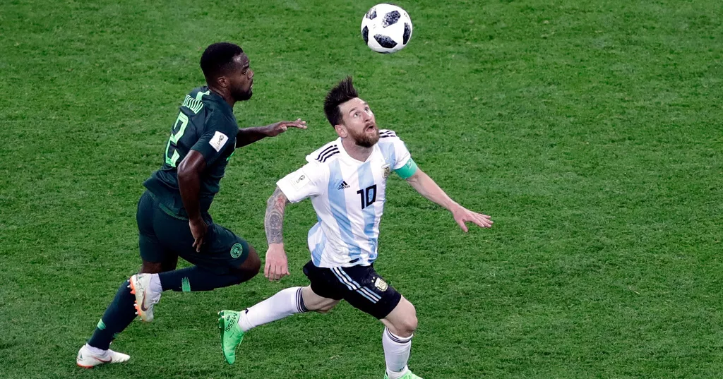 Photos of Lionel Messi at 6 World Cups from 2006