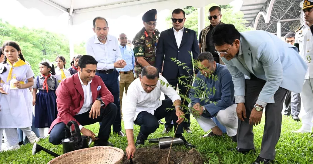 PM encourages schoolchildren to plant, care trees for a greener Bangladesh