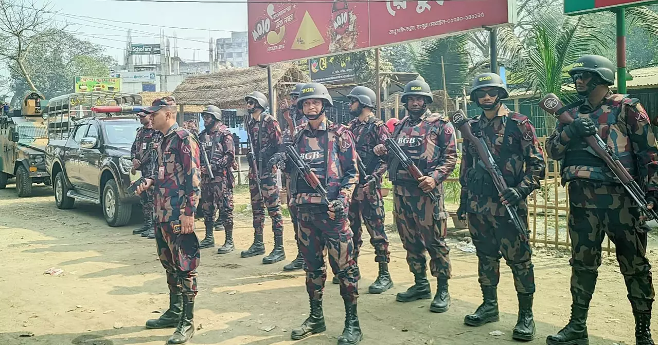 Six-tier security plan puts Rangpur on high alert for election