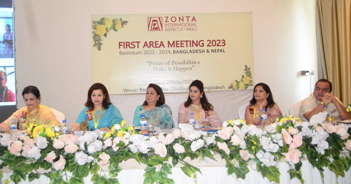 First Area meeting of Zonta International District-25 held in Chattogram