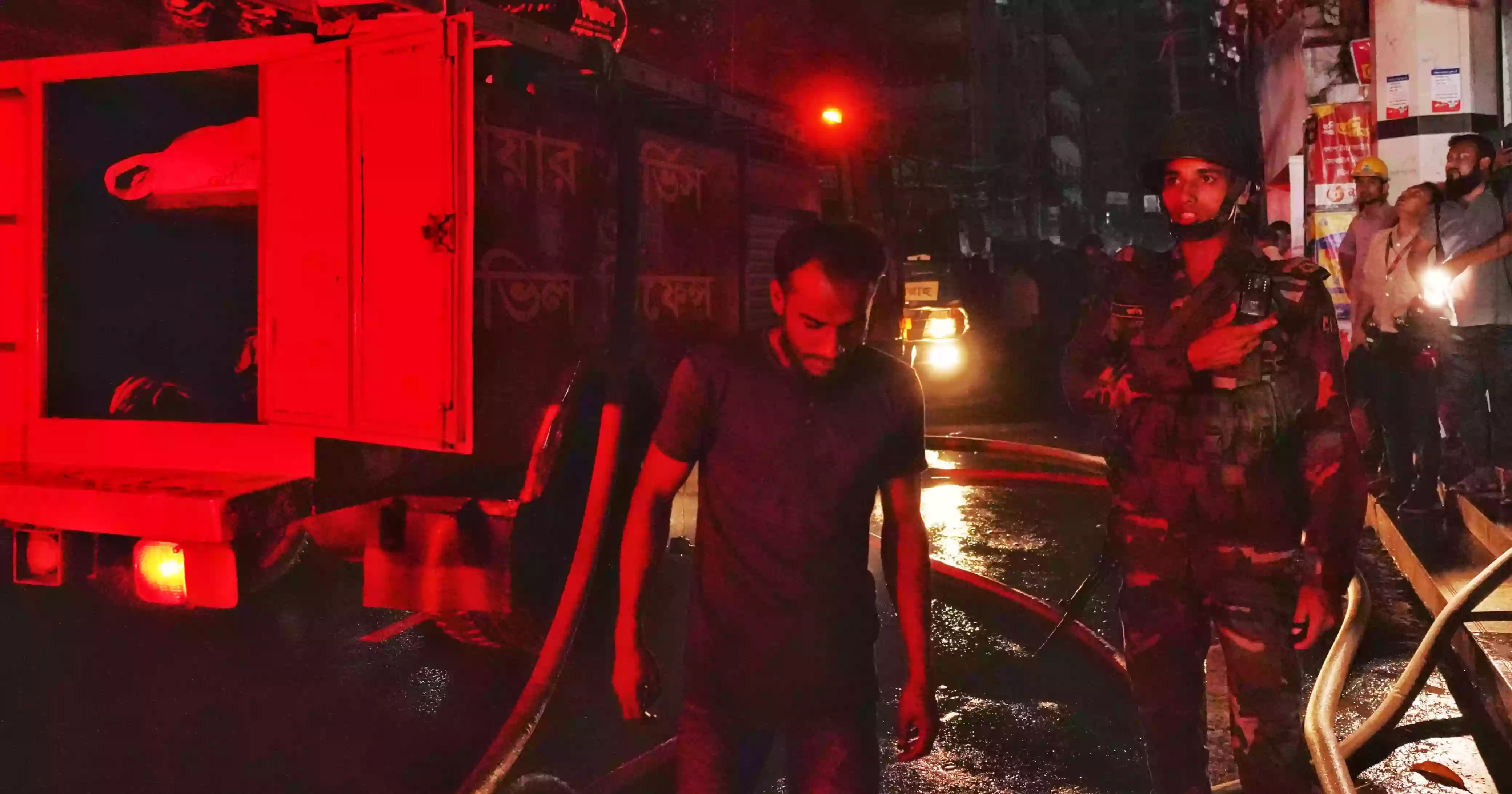 Fire at Purana Paltan high-rise brought under control