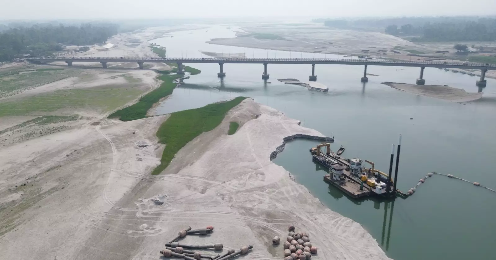 Dredging breathes new life into Dharla River, erosion fears ease for riverside residents