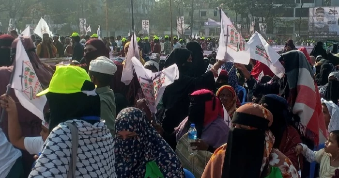 Sylhet Jamaat rally sees unprecedented participation of women