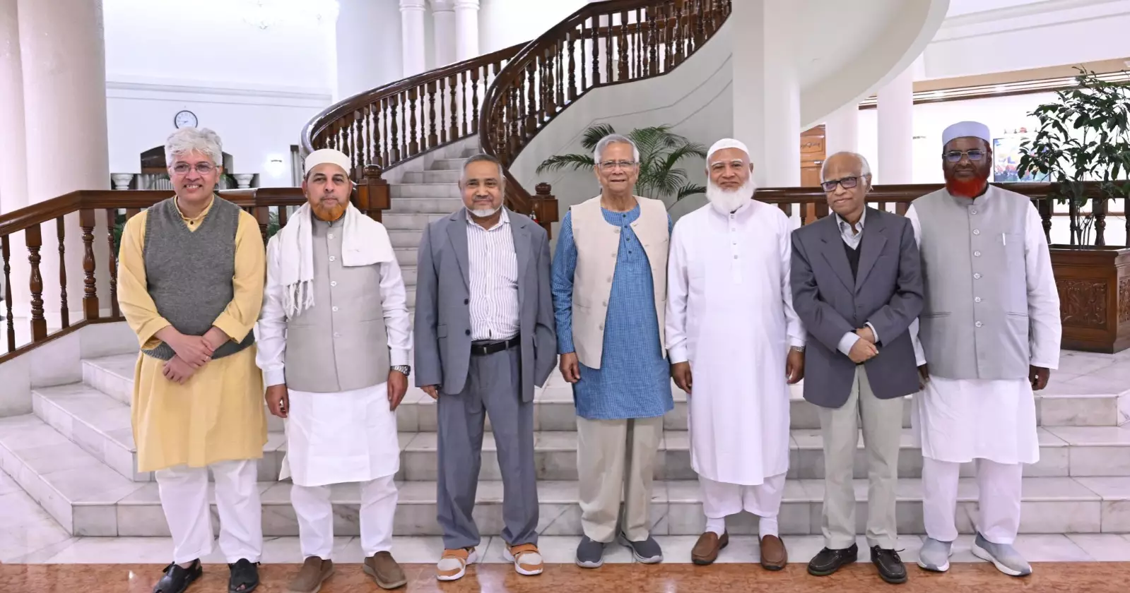 Prof Yunus calls for unity for successful election, country’s future