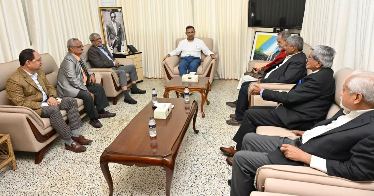 Leaders of seven political parties, DRU meet Tarique Rahman