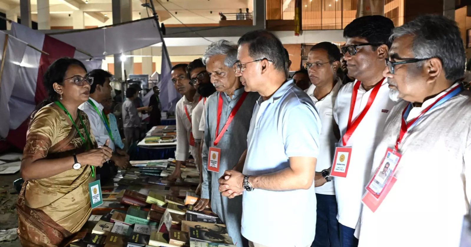 PM visits Nazrul Fair at Trishal