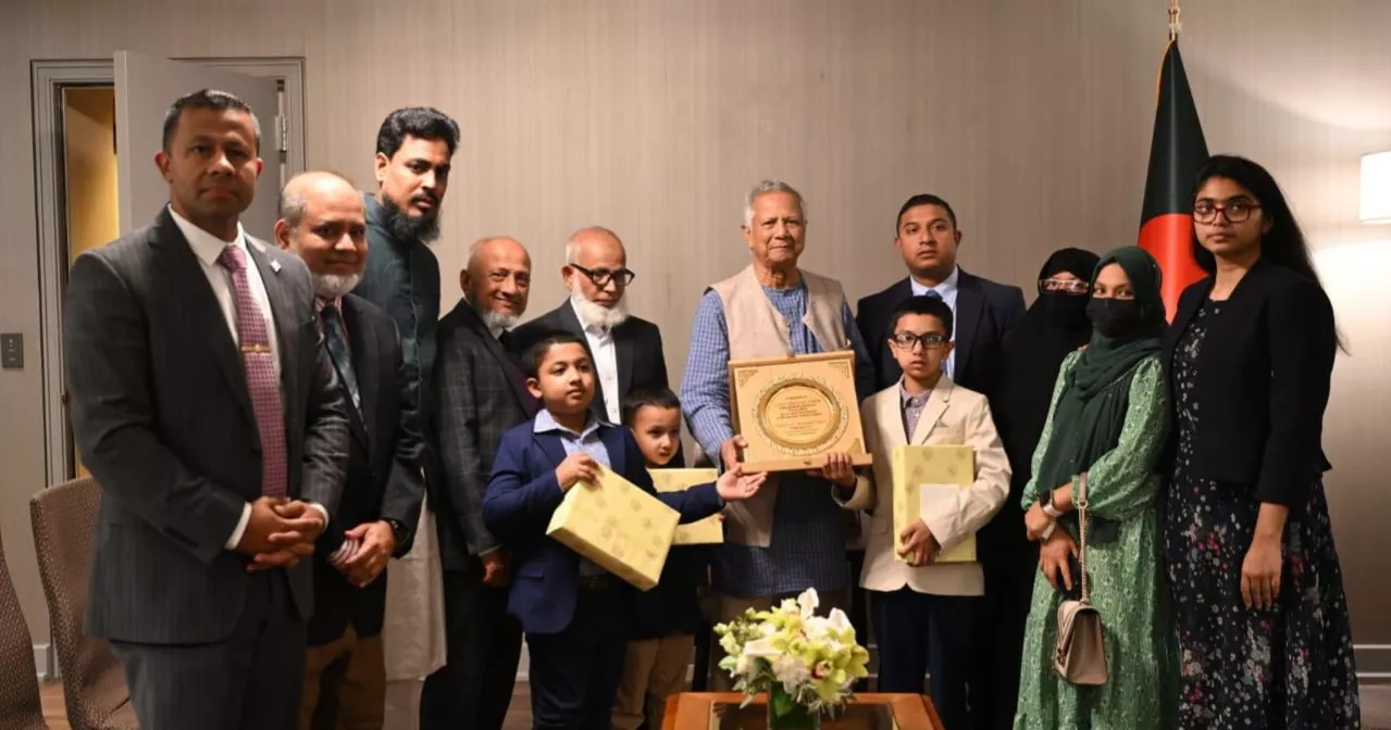 'Felt important to meet you': Prof Yunus tells NYPD officer Didarul's family in NY