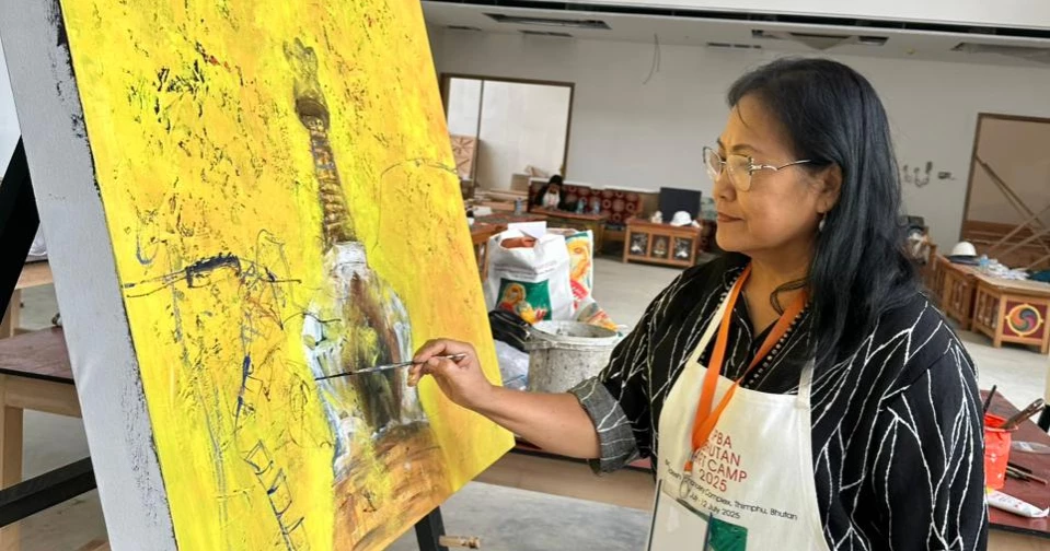 Bangladesh Embassy in Thimphu hosts collaborative art event featuring 10 artists
