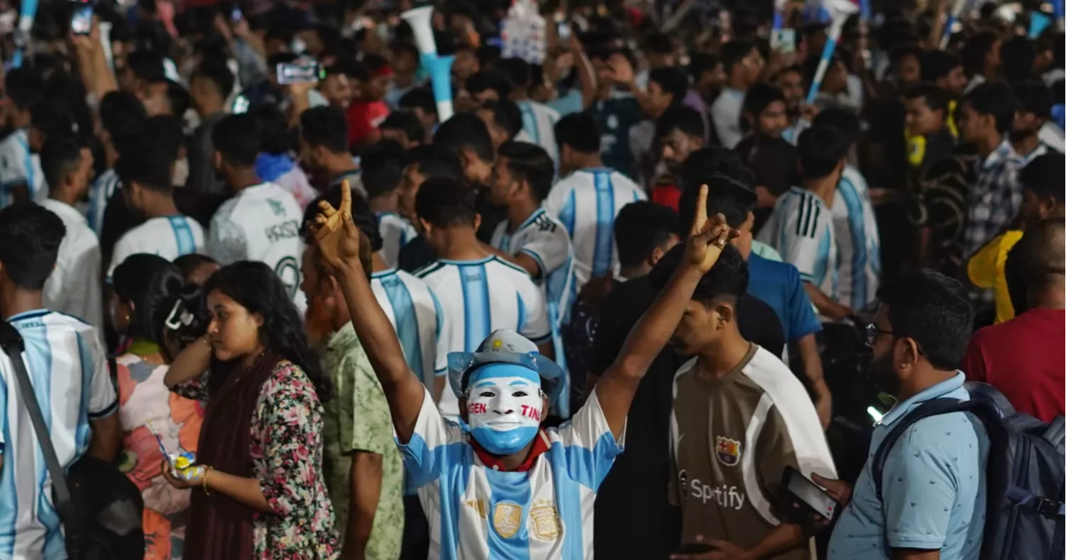 World Cup Final: DU TSC turns into football hub