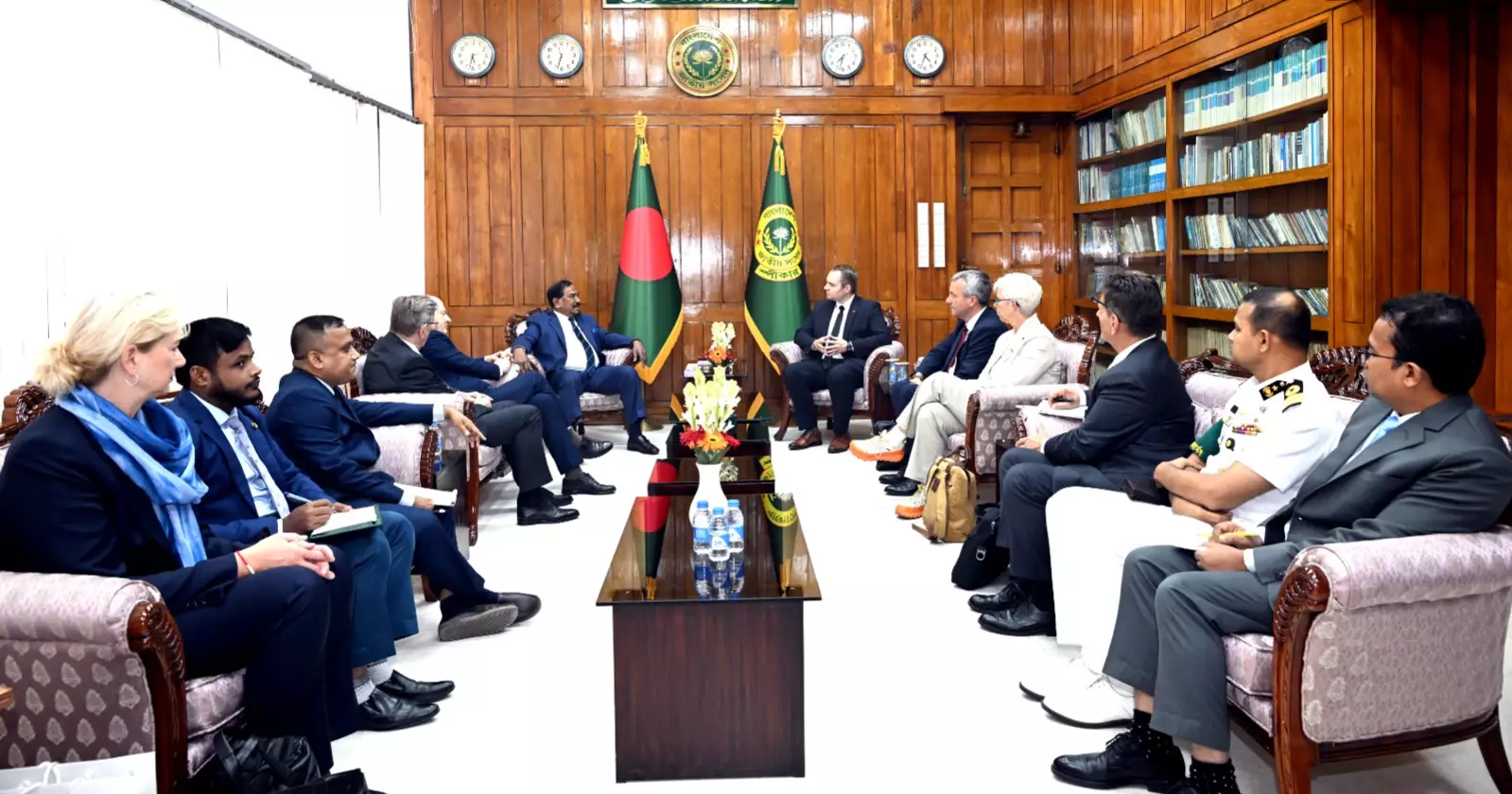 German parliamentary delegation meets Speaker Hafiz Uddin