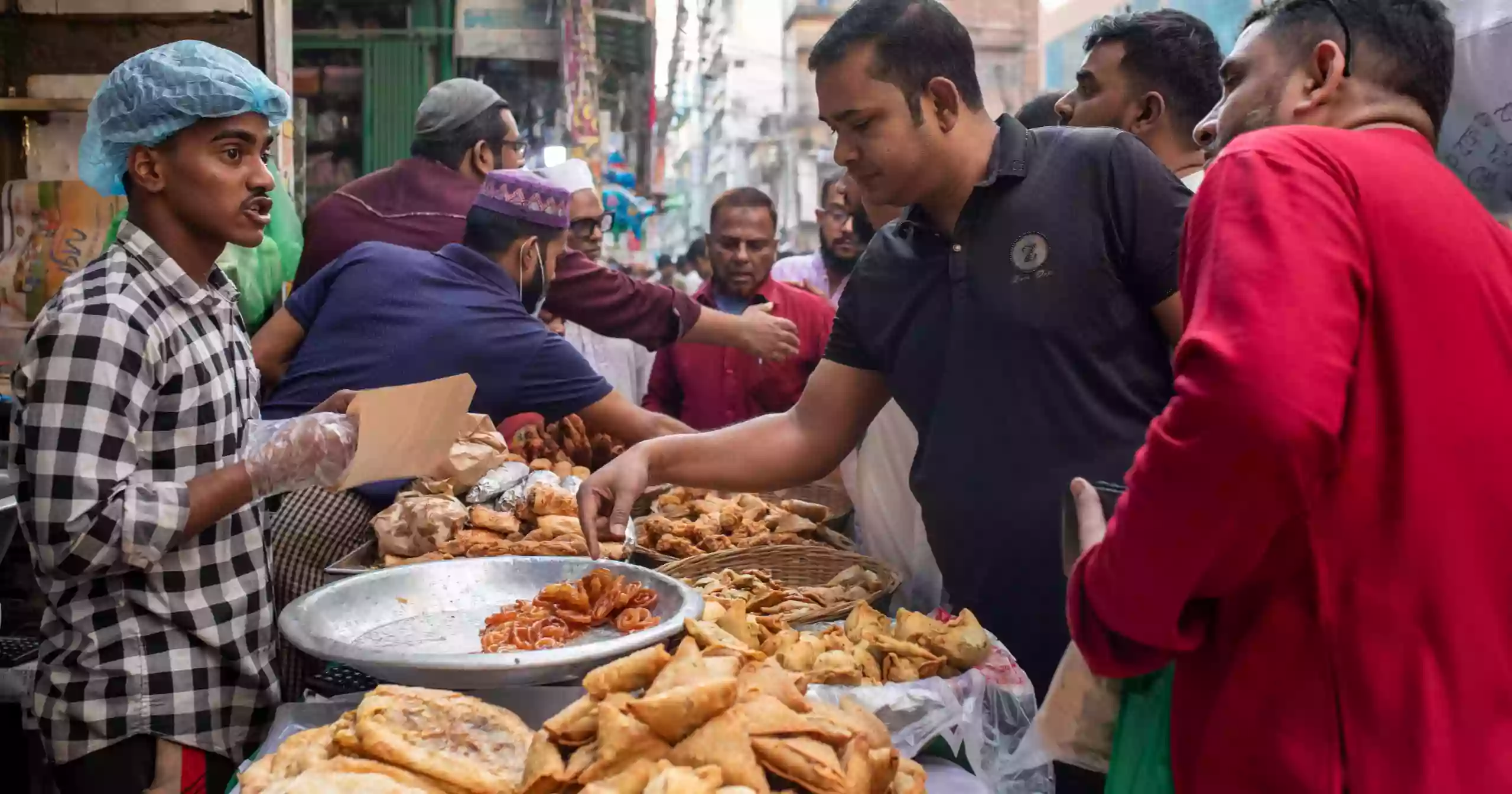 Historic Chawk Bazar comes alive with iftar items on first day of Ramadan