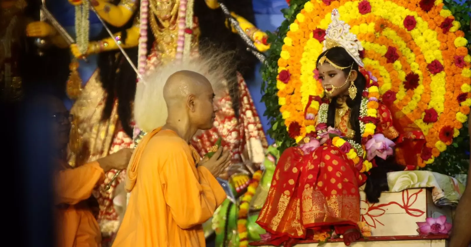 Hindu community celebrates Kumari Puja