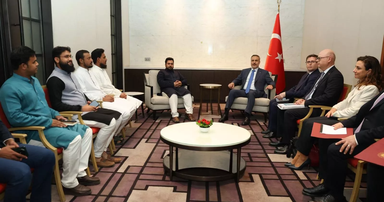NCP delegation meets Turkish FM Hakan Fidan