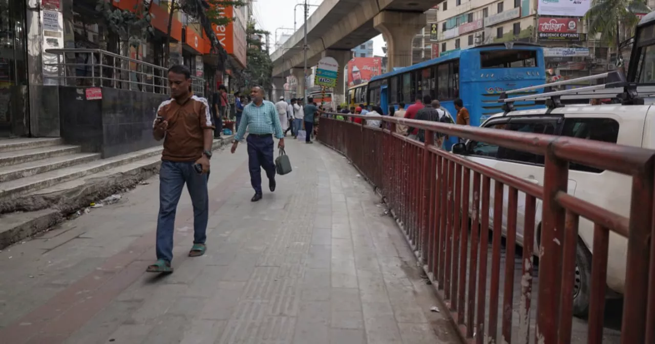 A different Mirpur-10: Footpaths free of hawkers