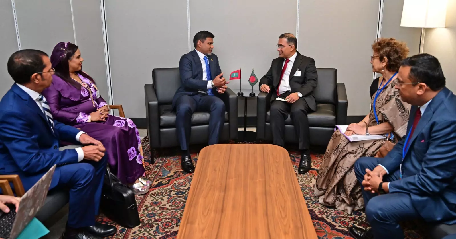 PM holds separate talks with Bhutanese PM, Maldives vice president
