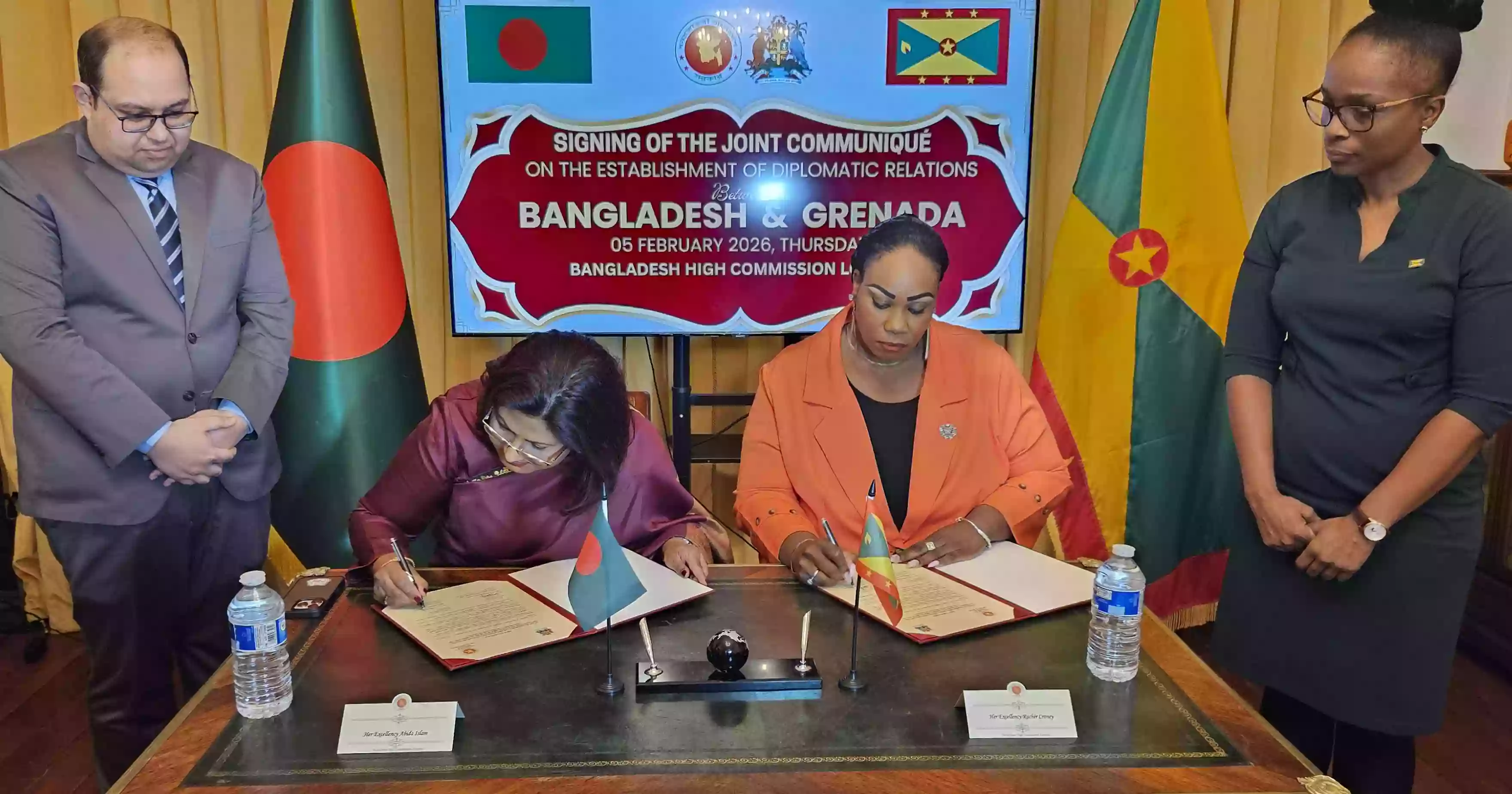 Bangladesh establishes formal diplomatic ties with Grenada