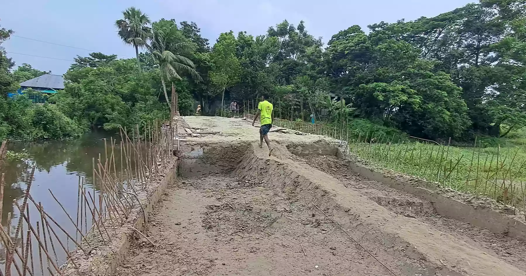 Cracks before completion: Tk 2.2cr bridge in Chandpur sparks quality concerns