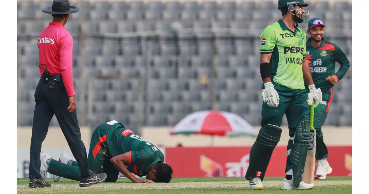 Nahid breathes fire as Bangladesh trounce Pakistan in series opener