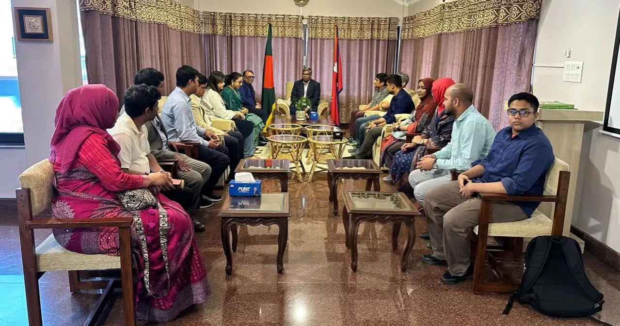 Bangladesh Embassy in Kathmandu welcomes medical delegation