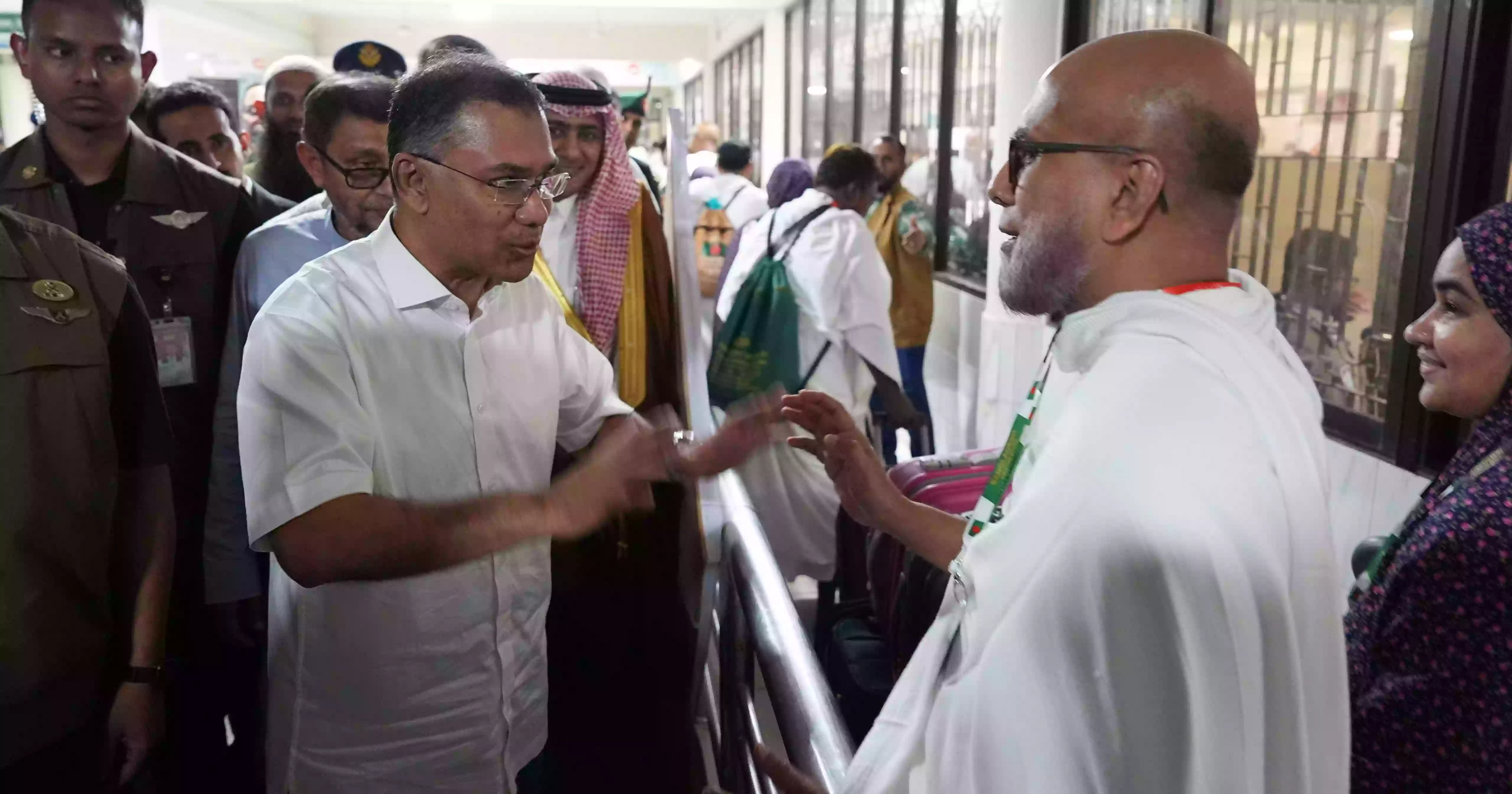 Seeing off the first Hajj pilgrims of the year, PM promises to ease their hardships from next year