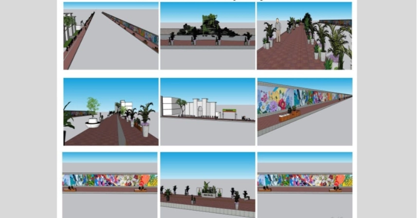DMCH footpath gets vibrant, pedestrian-friendly makeover