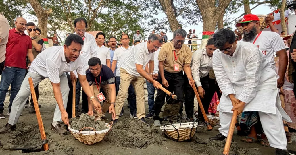 PM launches re-excavation of ‘Bishwa Khal’ in Chandpur