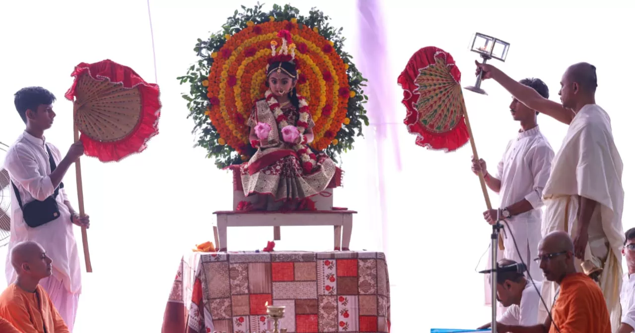 Hindu community celebrates Kumari Puja