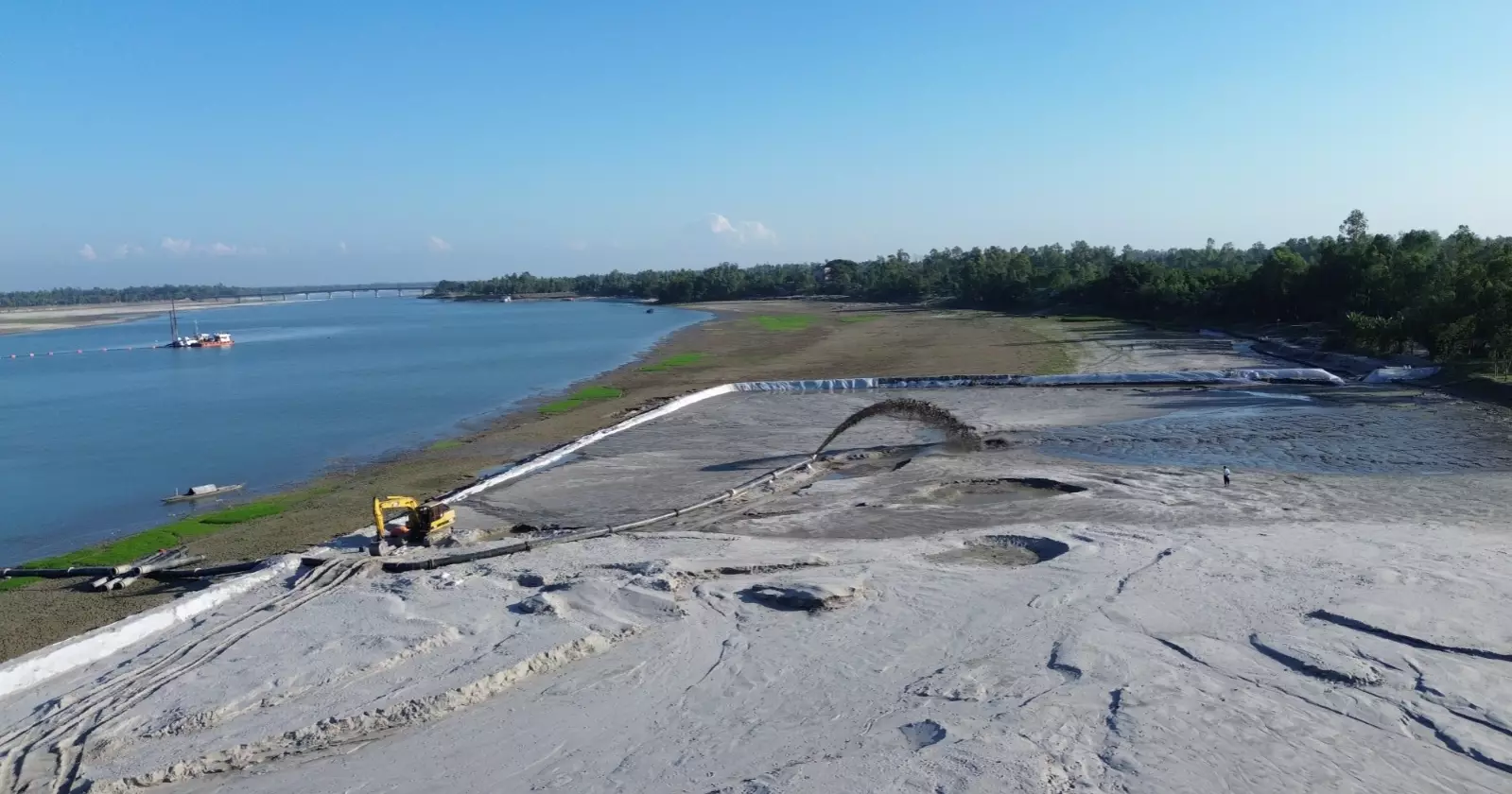 Dredging breathes new life into Dharla River, erosion fears ease for riverside residents