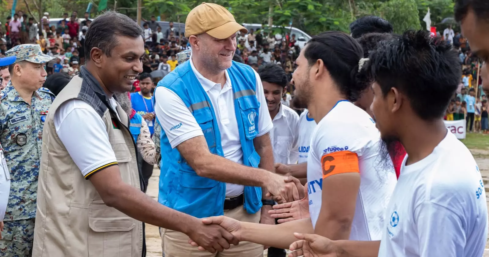 Rohingya team wins World Refugee Day solidarity football match in Cox's Bazar
