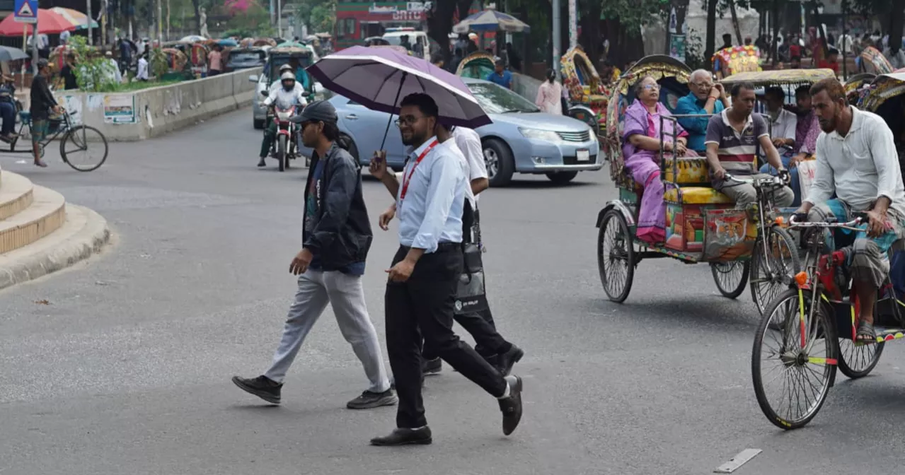 Dhaka sizzles as people seek shade, water amid rising temperatures
