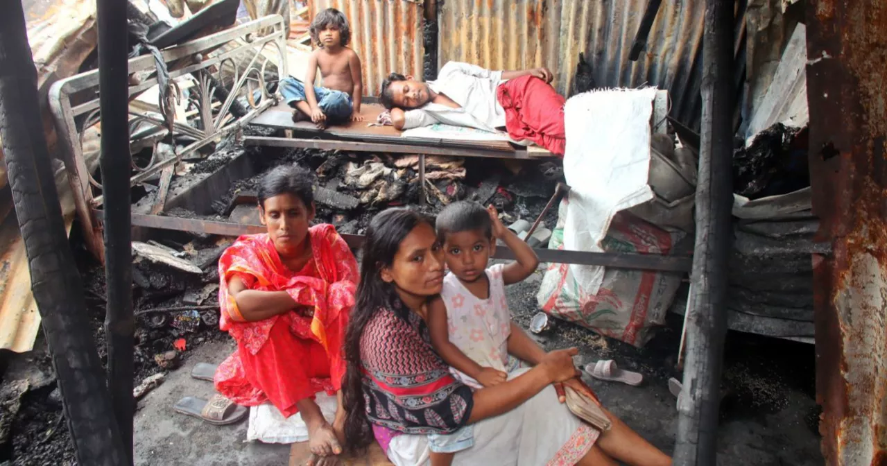 Shyamal Polli Slum Fire: Dwellers watch their dreams turn into ashes
