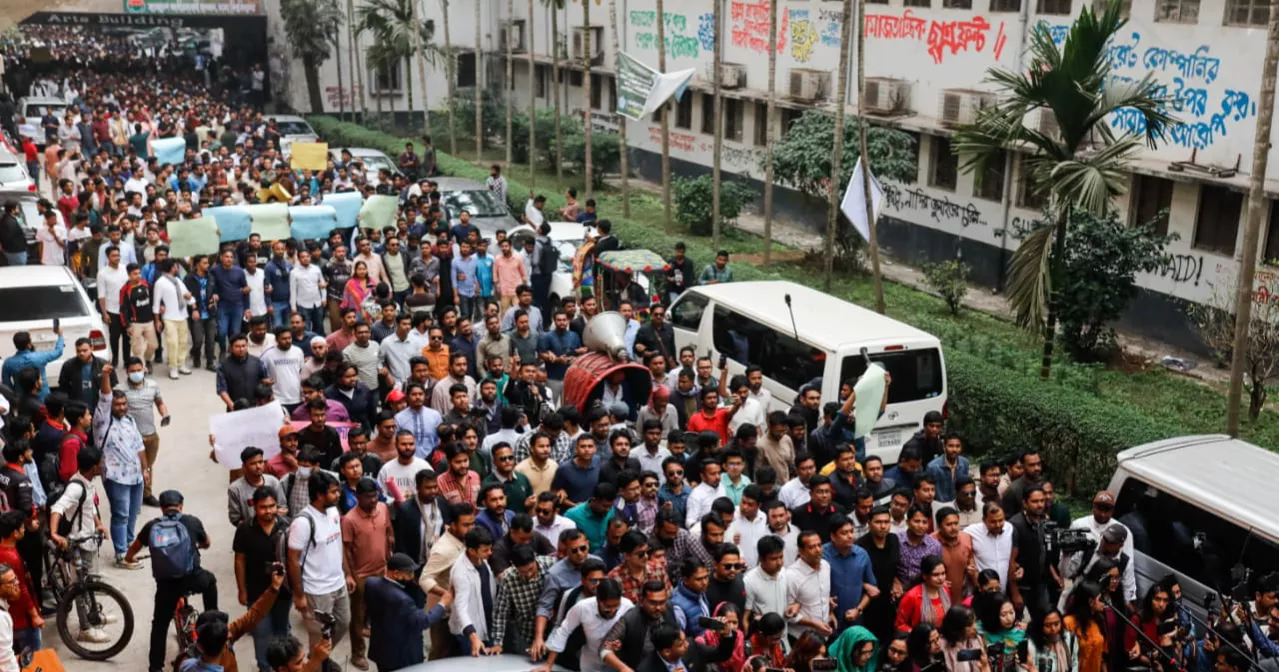 Chhatra Dal protests Jamaat Ameer’s anti-women remarks on X