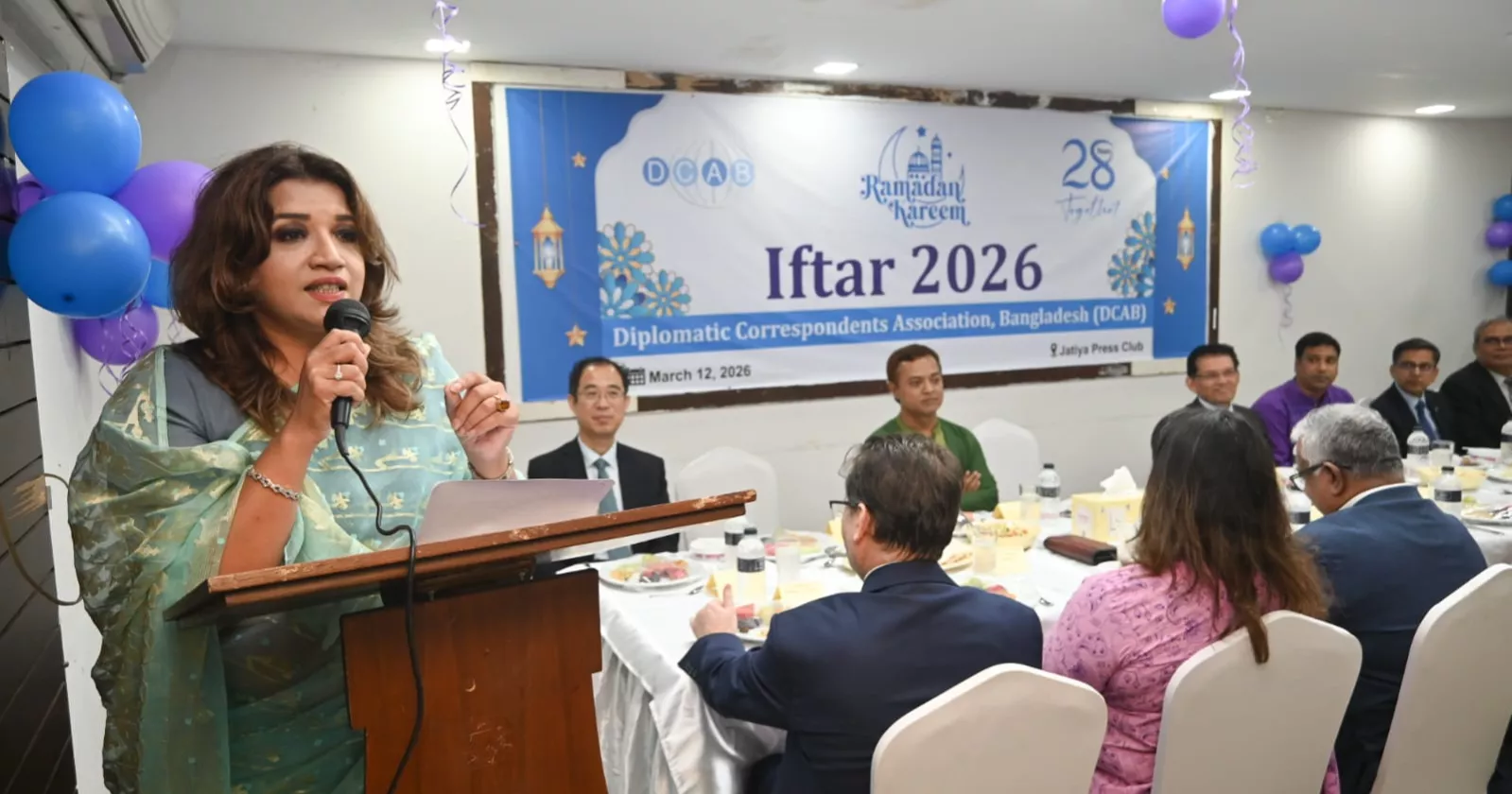 FM, State Minister, diplomats join DCAB Iftar