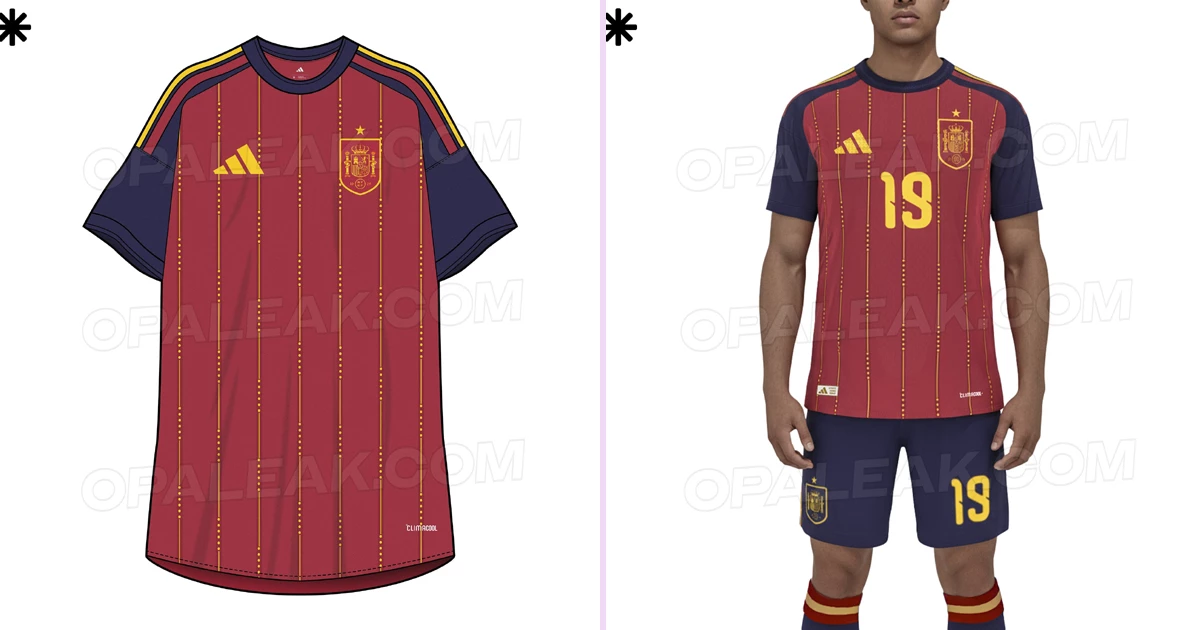 FIFA World Cup 2026: Spain, England home kit designs leaked