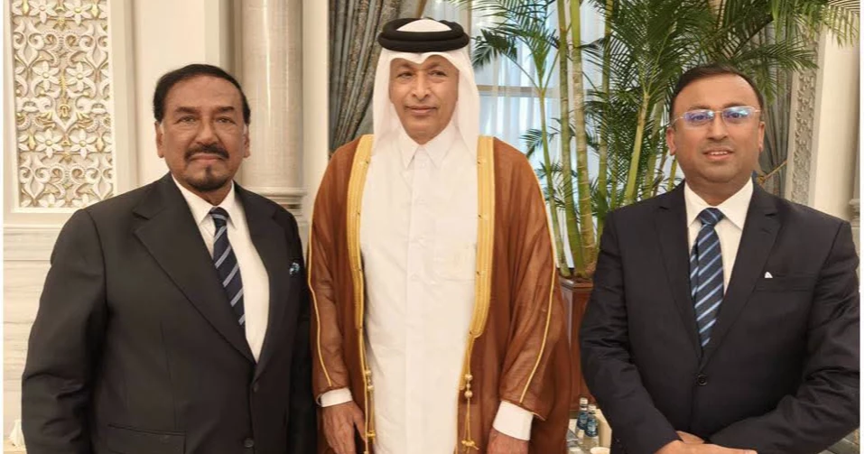 Speaker Hafiz Uddin hands PM's condolence message to Qatar Emir over father's death