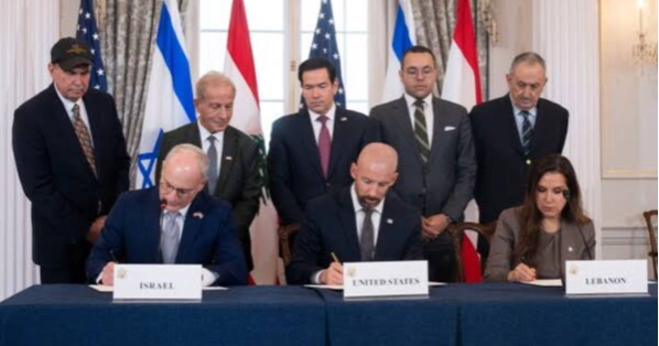 US says Israel and Lebanon sign framework agreement in ‘first step’ toward peace