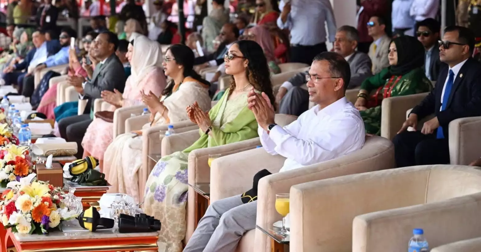 Spectacular combined forces parade marks Independence Day