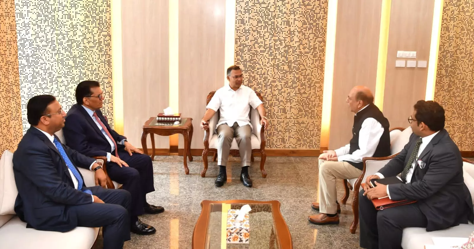 Indian High Commissioner Trivedi meets PM Tarique