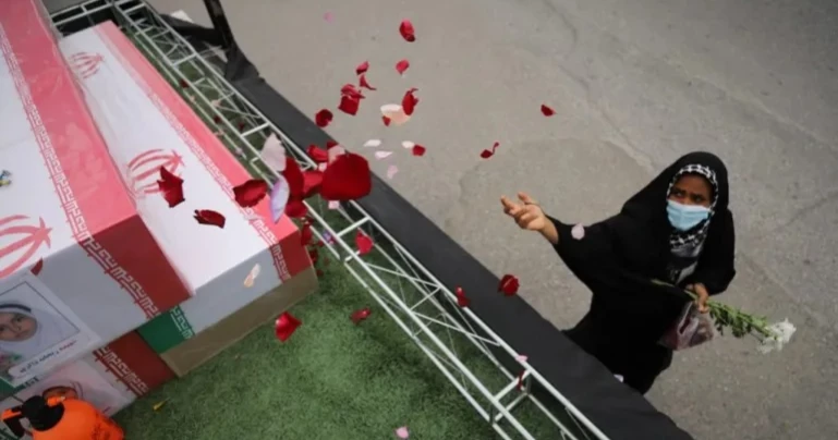 The Shared Silhouette of Sacrifice: Women of Palestine and Iran