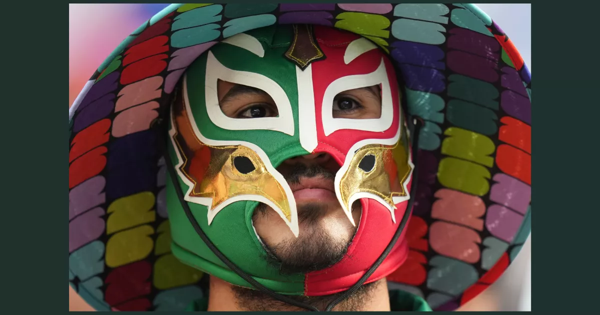 Flags, facepaint and costumes dominate World Cup scenes