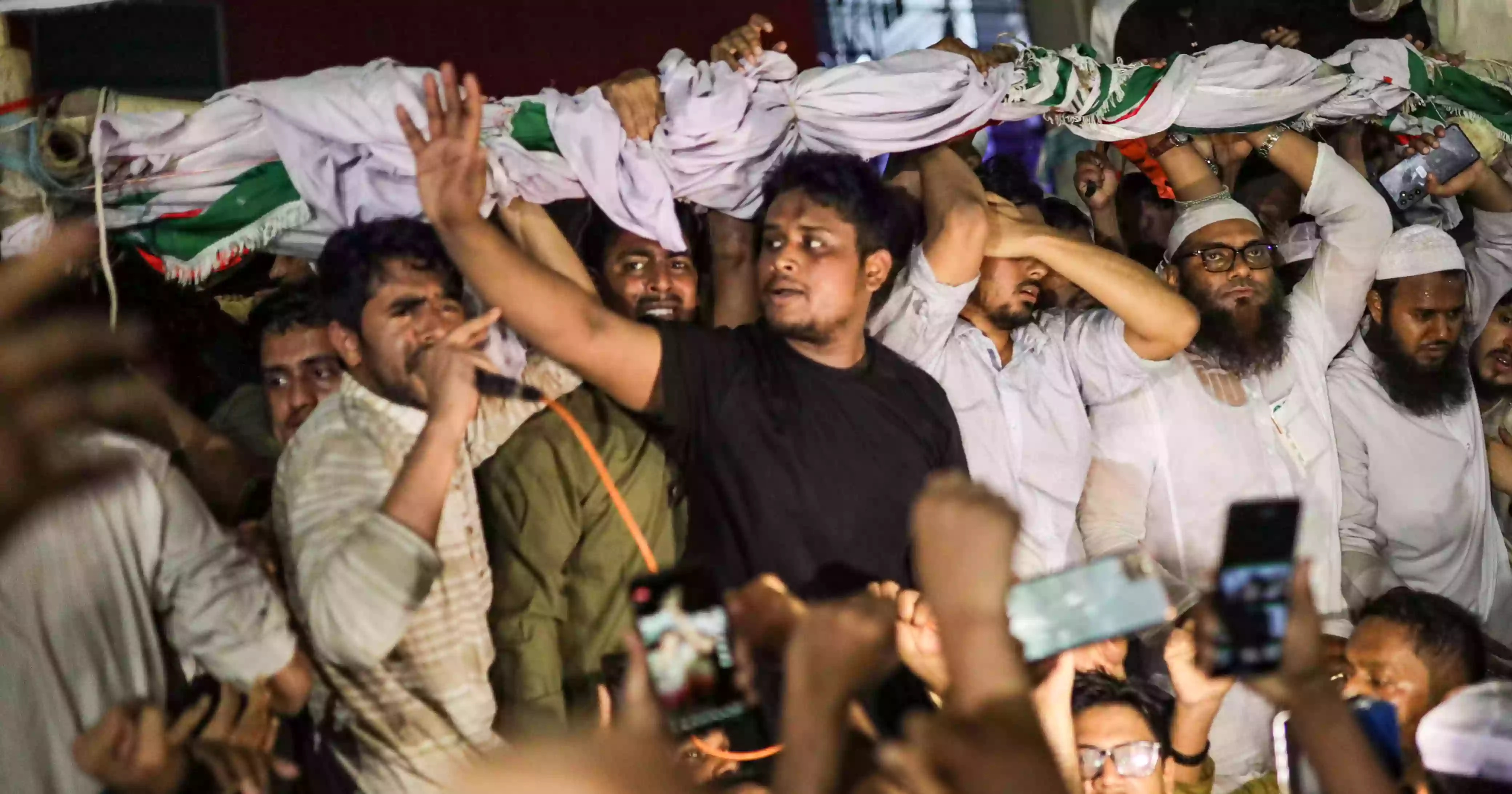 Protesters hold joyous processions following govt's decision regarding AL ban