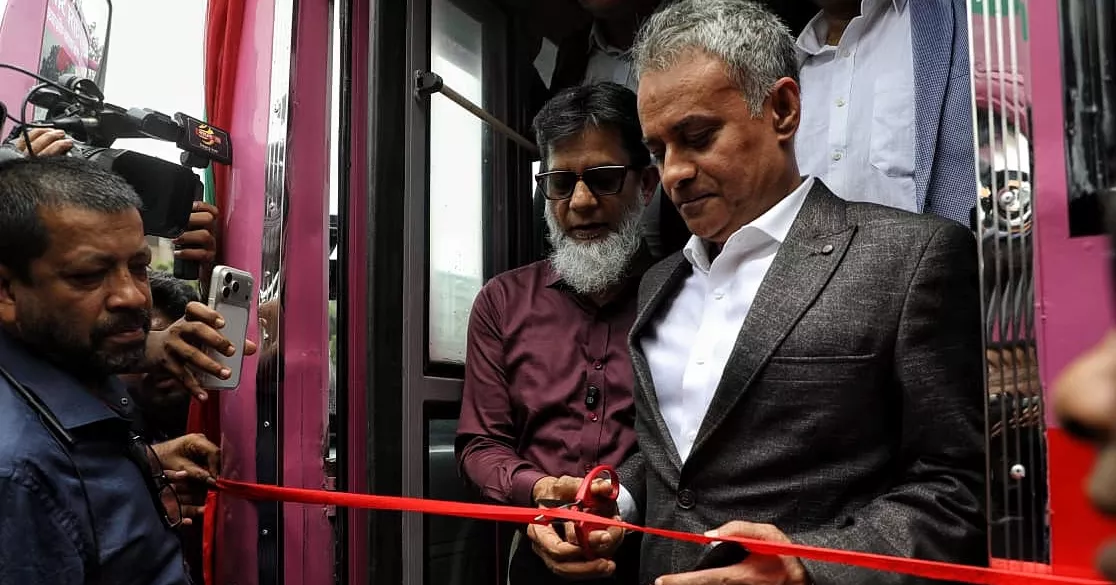 Women-only ‘Pink Bus’ service launched in Dhaka