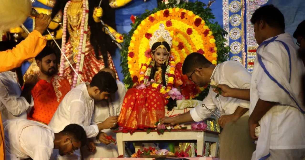 Hindu community celebrates Kumari Puja